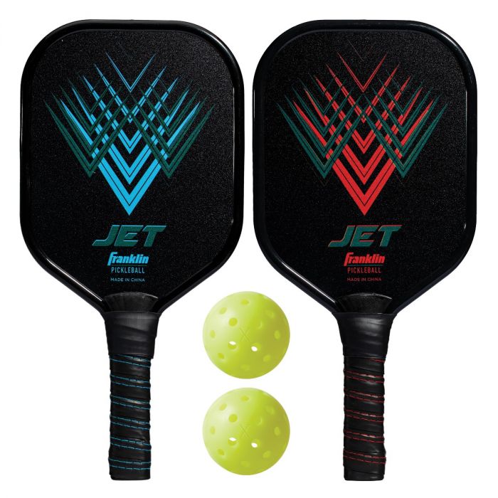 Jet 2 Player Aluminum Pickleball Paddle & Ball Set